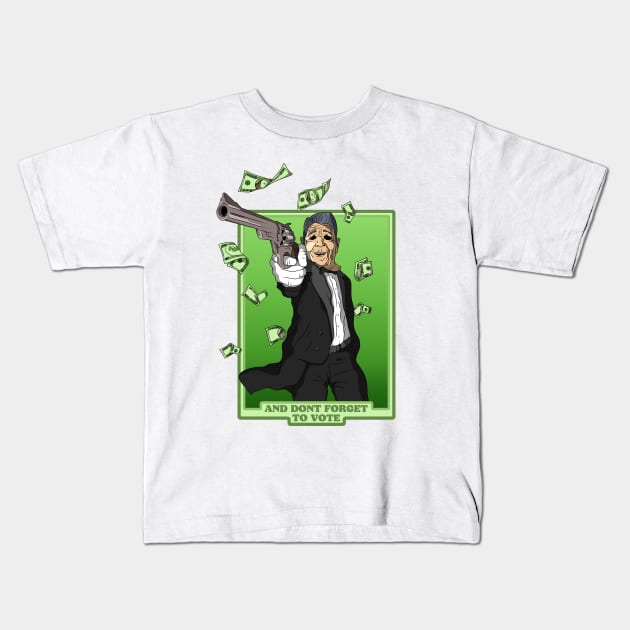 Point Break Ex-President Robbery Kids T-Shirt by Brainfrz